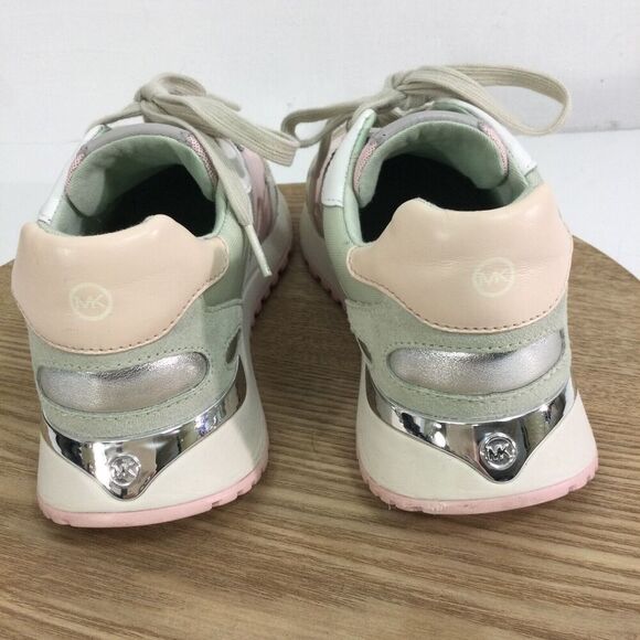 Michael Kors Womens Monroe Trainer Bae Canvas Suede Sneaker Shoes Multi Size 6.5 - Picture 5 of 15